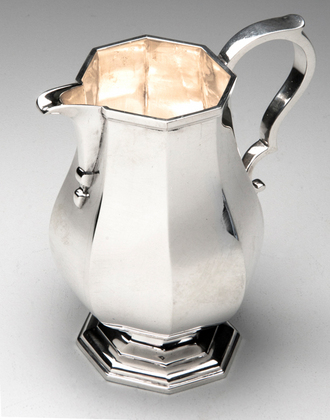 Octagonal Silver Sparrow Beak Milk Jug - Garrard & Co